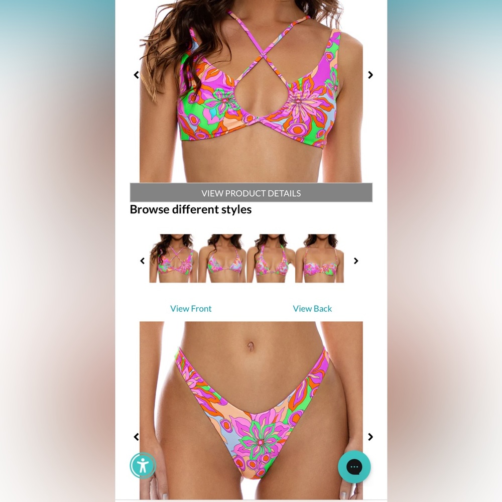 Luli Fama Vivi IL Momento small top medium bottoms